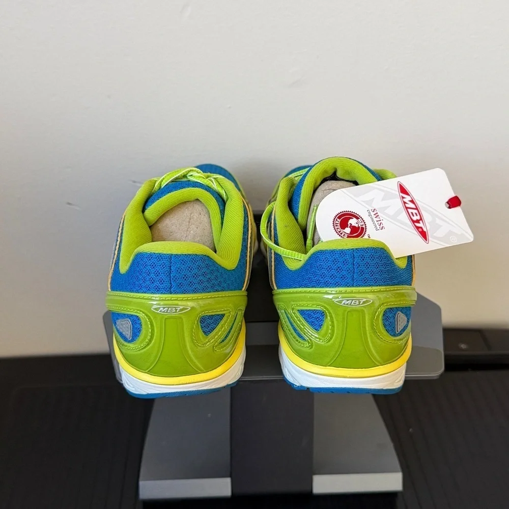 MBT Blue and Lime Green Athletic Shoes
